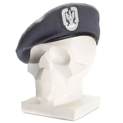Genuine Polish Military Army Paratrooper's Beret Grey Polish Air Forces NEW • $7.53
