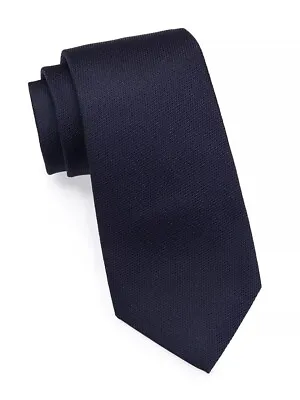 Isaia 7 Fold Blue Silk Tie • $125