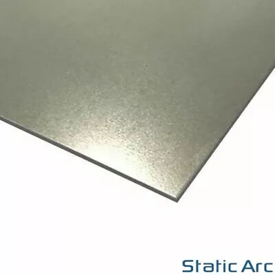£2.50 • Buy GALVANISED MILD STEEL SHEET METAL SQUARE PLATE PANEL RUSTPROOF 1-2mm THICK