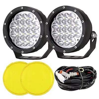 Pair 5 Inch Led Offroad Driving Lights 160w Round Offroad Spot Light Driving ... • $71.64
