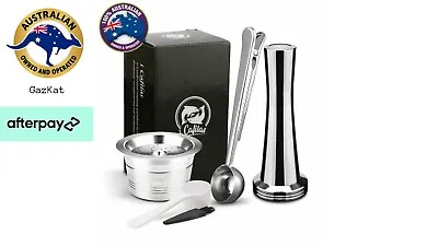 Stainless Steel Refillable Reusable Coffee Capsule Caffitaly & Tchibo Cafissimo • $54.99