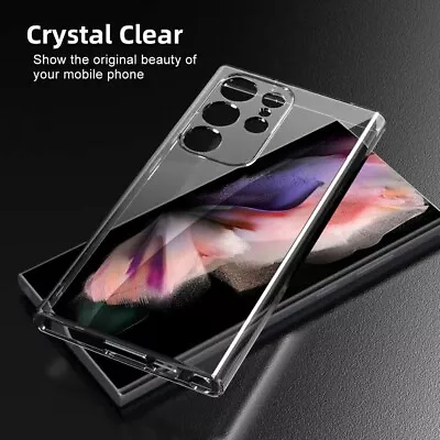 For Samsung S23 S22 S21 S20 FE Ultra S10 Note 20 Slim Liquid Crystal Clear CASE • $5.99