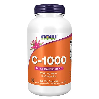 NOW FOODS Vitamin C-1000 - 250 Veg Capsules • $19.44