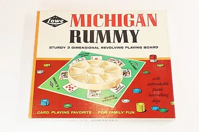 Vintage 1963 Michigan Rummy E.S. Lowe Co. Chips Are Still In Plastic • $18.99