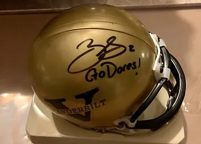 Zak Stacey - Signed / Autographed - Vanderbilt Football Mini Helmet - Vandy -SEC • $70