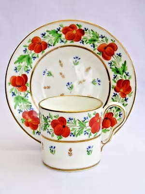 £24.95 • Buy Antique Spode Porcelain Cup And Saucer Pattern 426 French Sprig Variation 