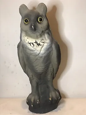 Victor D7 Owl Decoy 1950s Paper Mache  • $175