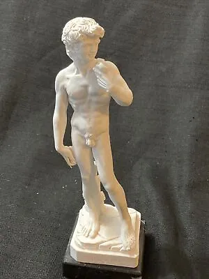 Vintage A. GIannetti David With Sling Sculpture Signed Italy Marble Base • £26.09