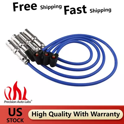 NEW 8MM 27588 Spark Plug Wires Set For VW Beetle/Bora/Golf/GTI/Jetta 2.0L SOHC • $20.59