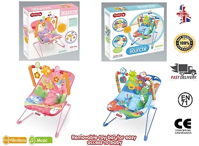 Baby Balance Bouncing Swing Bouncer Chair Durable Infant Comfort Musical Rocker • £32.99