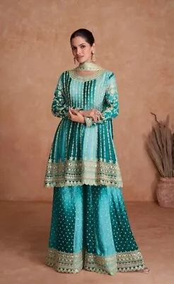 Designer Indian Bollywood Pakistani Salwar Kameez Dress Party Wear Suit Wedding • $47.99
