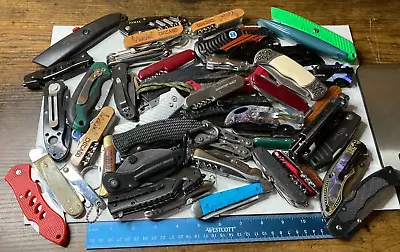 Lot Of TSA Folding Pocket Multi Tools 10+ LBS Variety Mix Knives Assorted TSA • $70