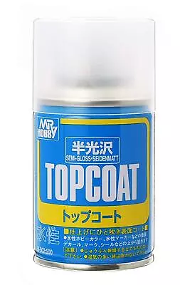 Mr. Hobby Mr. Top Coat Semi-Gloss Spray 88ml B502 B-502 Model Kit • $19.99