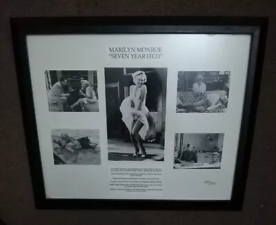 £29 • Buy Marilyn Monroe “Seven Year Itch” Limited Edition 618/995 Framed Picture 
