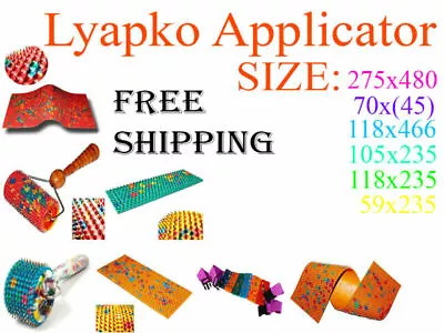 Lyapko Ляпко Applicator Acupuncture Rug Pad Roller Travel Chance Massager Belt • $17.99