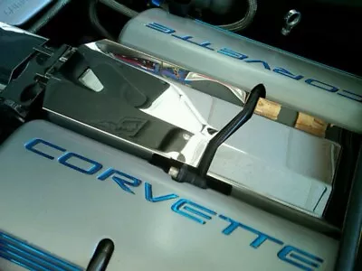 Corvette C5 1997-2004 Stainless 2Pc INTAKE PLENUM MANIFOLD COVER Chrome Engine • $119.98