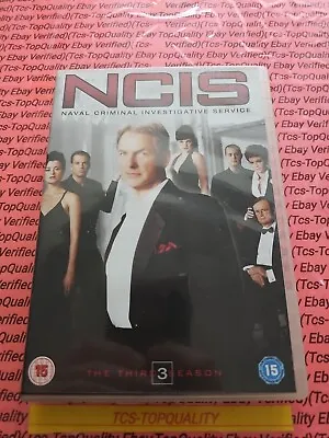 NCIS Season 3 DVD Drama (2007) Mark Harmon Free Shipping • £3.92