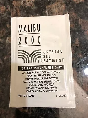 Malibu 2000 Crystal Gel Hair Treatment Professional Normalizer - 1 Pack • $7.95