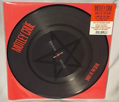 LP MOTLEY CRUE Shout At The Devil (Vinyl PICTURE DISC 2023) NEW MINT • $29.88