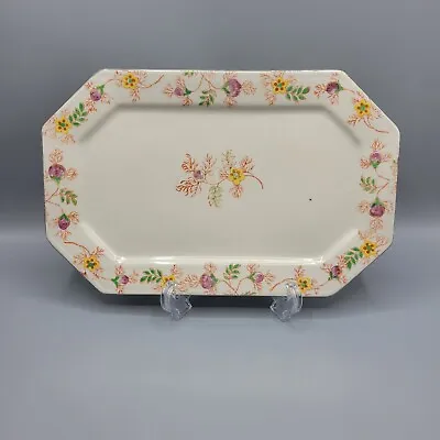 Vintage Japanese Hand Painted Mikori Ware Tea Tray Tray Serving Plate • $38