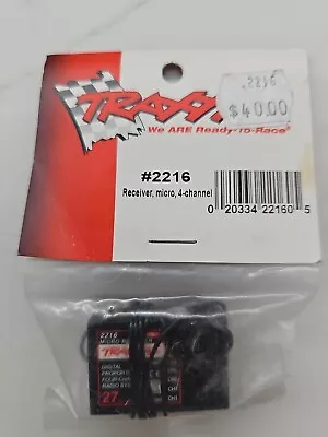 Traxxas 27Mhz 4 Channel Receiver; Part #2216New Old StockOEM SealedNo Crystal • $34.99