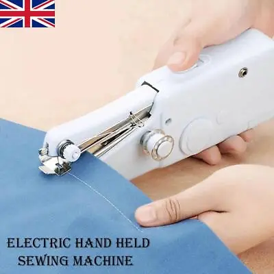 £9.76 • Buy Mini Portable Handheld Cordless Sewing Machine Hand Held Stitch Home Clothes UK