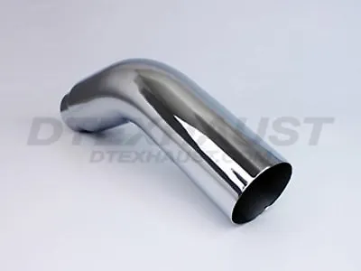 Cm-405099 Diesel Exhaust Chrome Turndown Elbow Tip   4  Inlet 5  Outlet 23  Long • $159.99