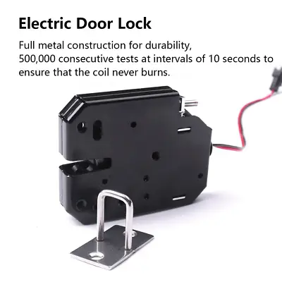 £8.45 • Buy 12V K01 Electromagnetic Security Electric Magnetic Lock Door Access Control Lock