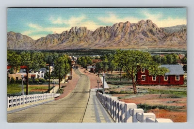 $9.99 • Buy Las Cruces NM-New Mexico, Organ Mountains And Viaduct, Vintage Postcard