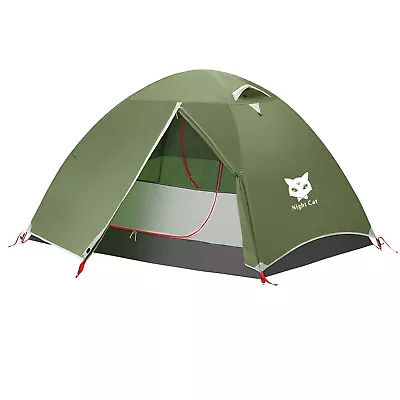 2 Man Military Tent Survival Camping Bushcraft Waterproof Green Lightweight Tent • $79.99