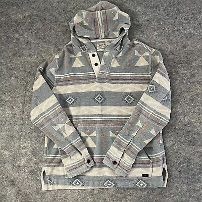 Faherty Mens Poncho Hoodie Aztec Organic Cotton Size Medium  • $59.95