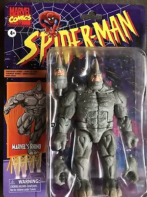 Hasbro Marvel Legends Spider-Man Rhino Retro Figure • $62