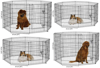 £32.98 • Buy DOG PEN Puppy Pet Playpen Run Outdoor Foldable Enclosure Rabbit Fence Crate Cage