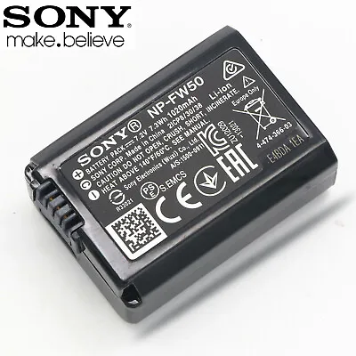 £34.95 • Buy Sony NP-FW50 Battery - A6000 - A6500 -A7R -A7R II -A7S -A7S II-A7 - A7II - RX10