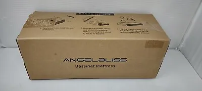 AngelBliss Mattress Bassinet White Waterproof Gel Memory Foam 32x16 FREE S&H • $36