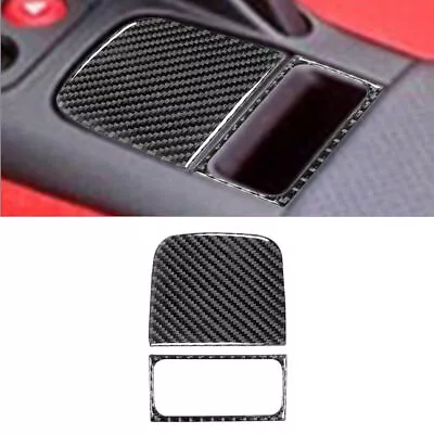 For 2000-2003 Honda S2000 Carbon Fiber Interior Ashtray Panel Cover Trim Sticker • $13.15