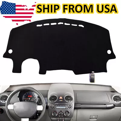 $27.99 • Buy For 1998-2011 Volkswagen Vw Beetle Dash Cover Dashboard Pad Mat Shield / Black