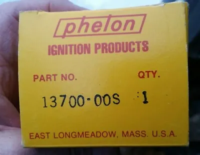 Vintage R. E. Phelon Ignition Coil 13700 13700-00S Made East Longmeadow Mass USA • $32.97