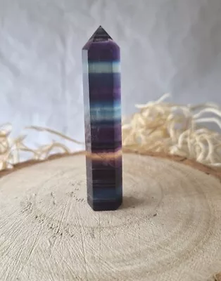 £7 • Buy Mini Rainbow Fluorite Point Crystal Healing Minerals Chakra Meditation