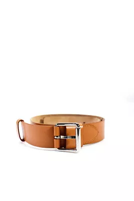 Michael Kors Womens Medium Width Buckle Belt Brown Leather Size Extra Small • $41.99