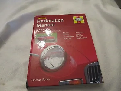 MGB Restoration Manual V8 MGC Haynes Book 2nd Edition H607 Lindsay Porter • $23.57