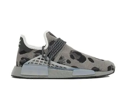 Adidas NMD Human Race Pharrell Mens Shoes Gray Animal Print ID1531 NEW Multi Sz • $58.49