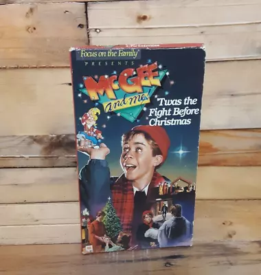 McGee And Me  Twas The Fight Before Christmas VHS VCR Video Tape Used Movie • $6.95