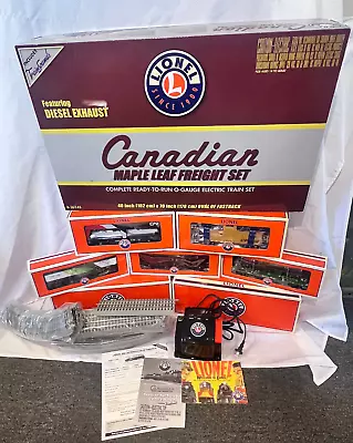 Lionel Canadian Maple Leaf Freight Set 6-30145 O Gauge Electric Train Set In Box • $429.95