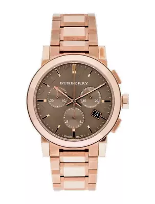 Brand New Burberry BU9754 The City Rose Stainless Steel Chronograph Dial Watch • $179.99