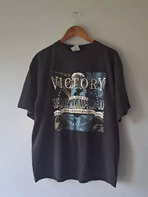  Vintage 1995 Victory The End Of World War II 50TH Aniversary XXL Mens Shirt • $25