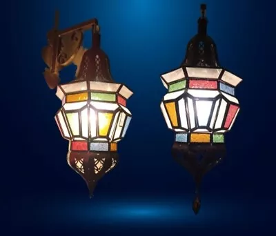 Moroccan Lanterns Boho Candle Holder Moroccan Candle Lanterns  Vintage Lantern • $80