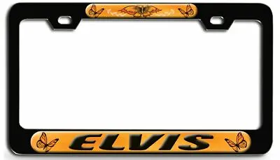 ELVIS Bl Steel License Plate Frame • $15.95