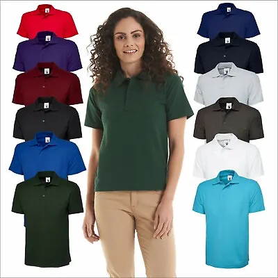 £5.95 • Buy UNEEK Adults Active Pique Polo Shirt Sport Work Wear Leisure Polo Top XS - 6XL 