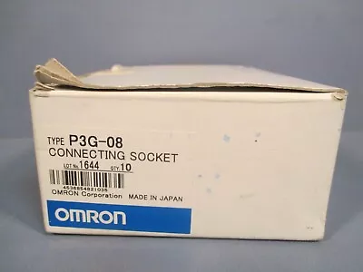 Omron 8-Pin Socket Timer Relay (8 Pcs) P3G-08 • $79.99